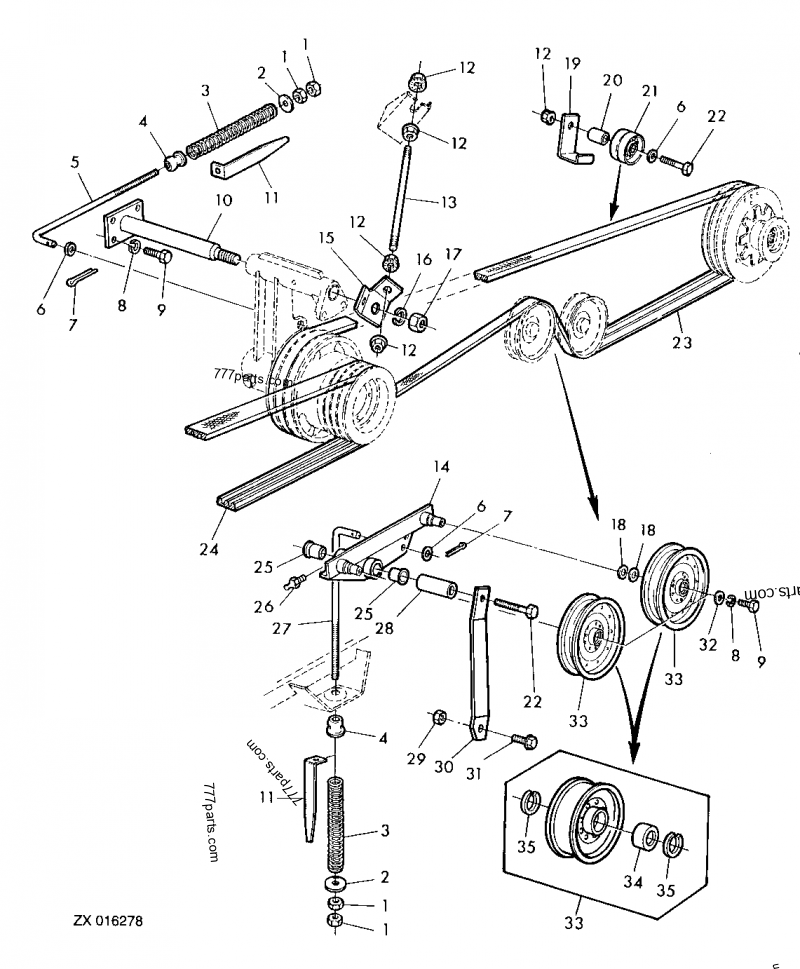 図面 Hydraulic Cylinder 4467672 for Hitachi Excavator ZX35U