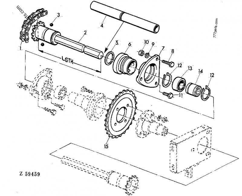 Z10684 Flange - John Deere spare part | 777parts.com