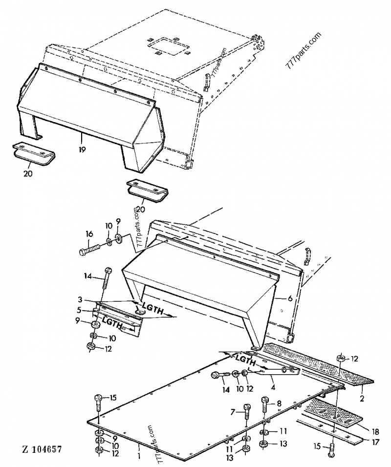 AZ24757 SHEET John Deere spare part