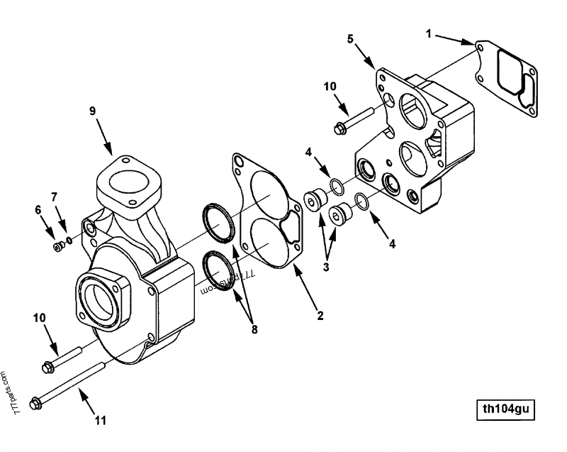 3678603 Seal, O Ring - John Deere spare part | 777parts.com