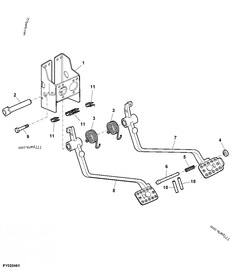 ER204291 Spring - John Deere spare part | 777parts.com