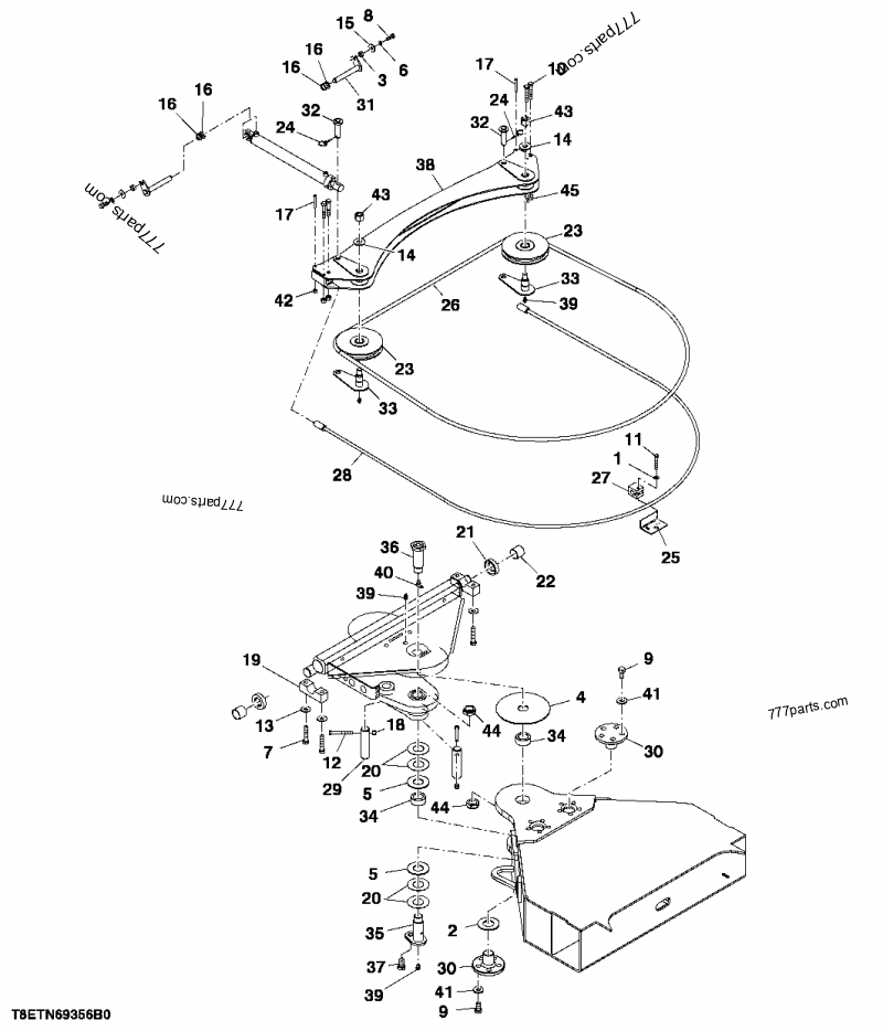 0290251912 Washer - John Deere spare part | 777parts.com