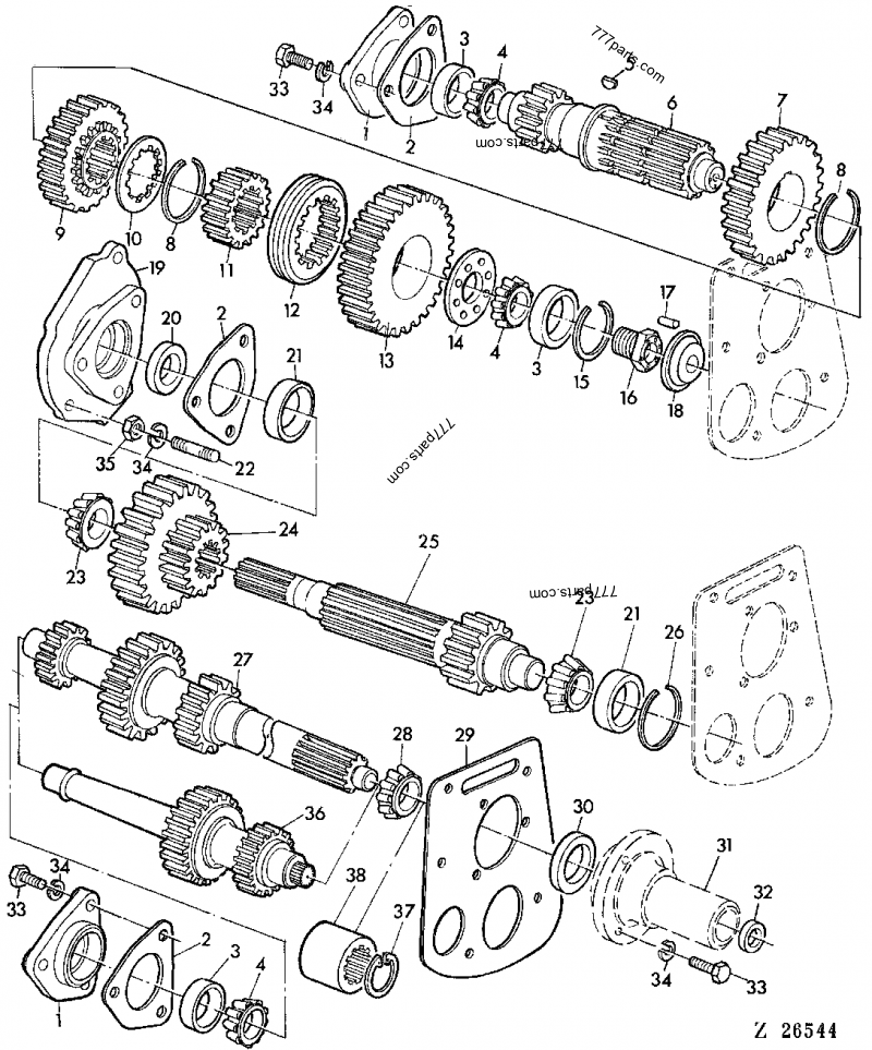 Z45228 Gasket - John Deere spare part | 777parts.com
