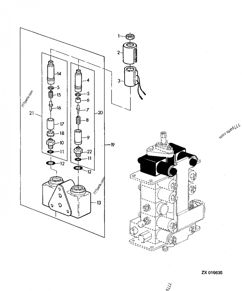 AZ48266 Control Valve - John Deere spare part | 777parts.com