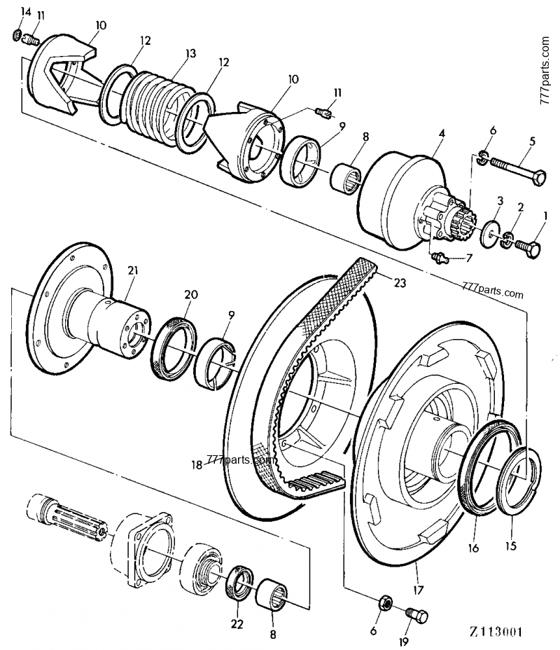 Z37511 Washer - John Deere spare part | 777parts.com