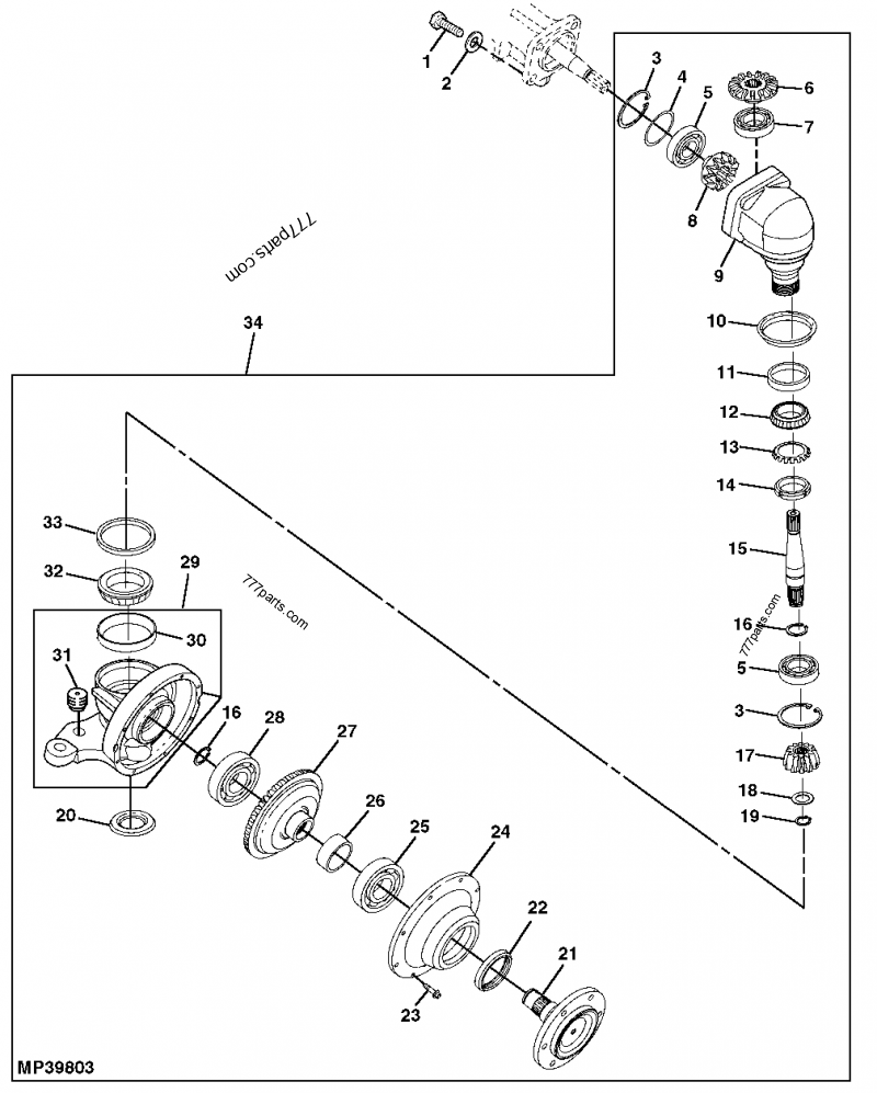 M138286 Sleeve - John Deere spare part | 777parts.com M138286 Sleeve - John Deere spare part | 777parts.com