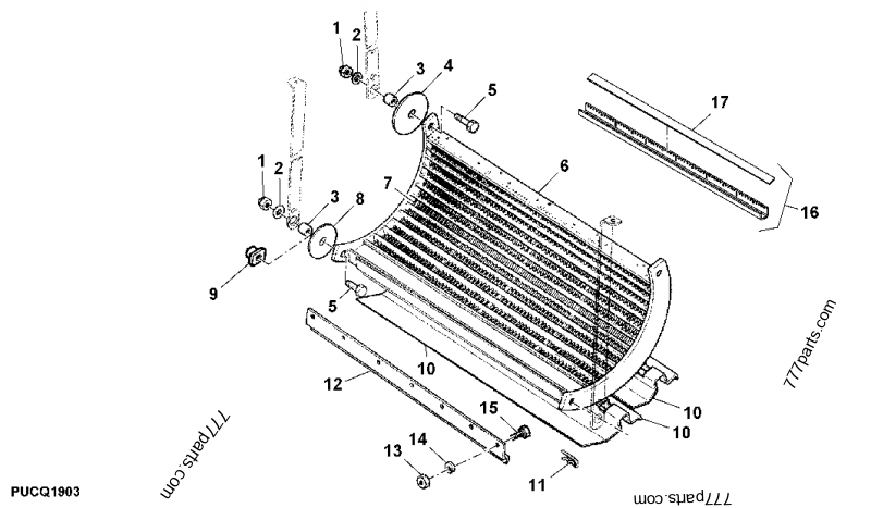 Z43477 Cover - John Deere spare part | 777parts.com