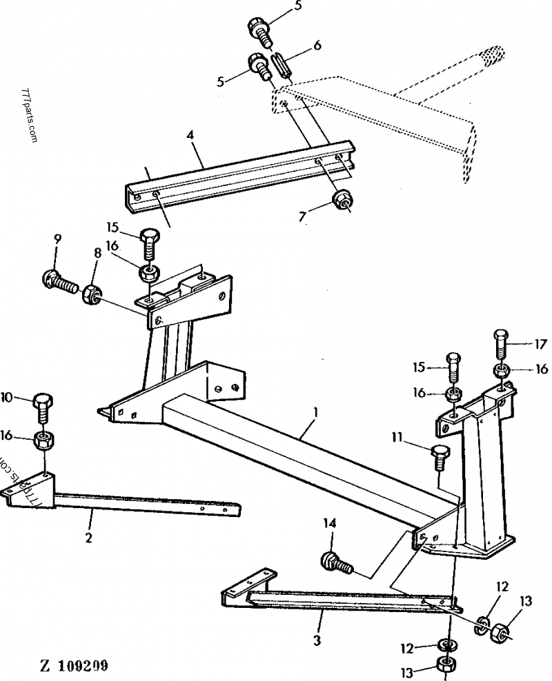 AZ35846 Brace - John Deere spare part | 777parts.com