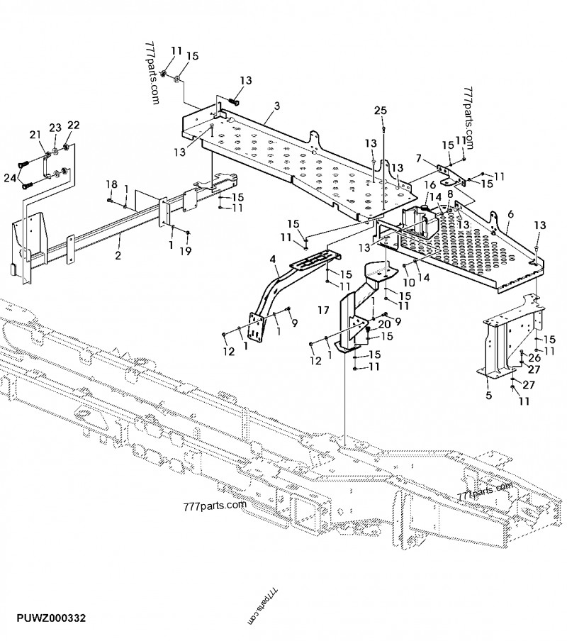 AN305451 Platform - John Deere spare part | 777parts.com