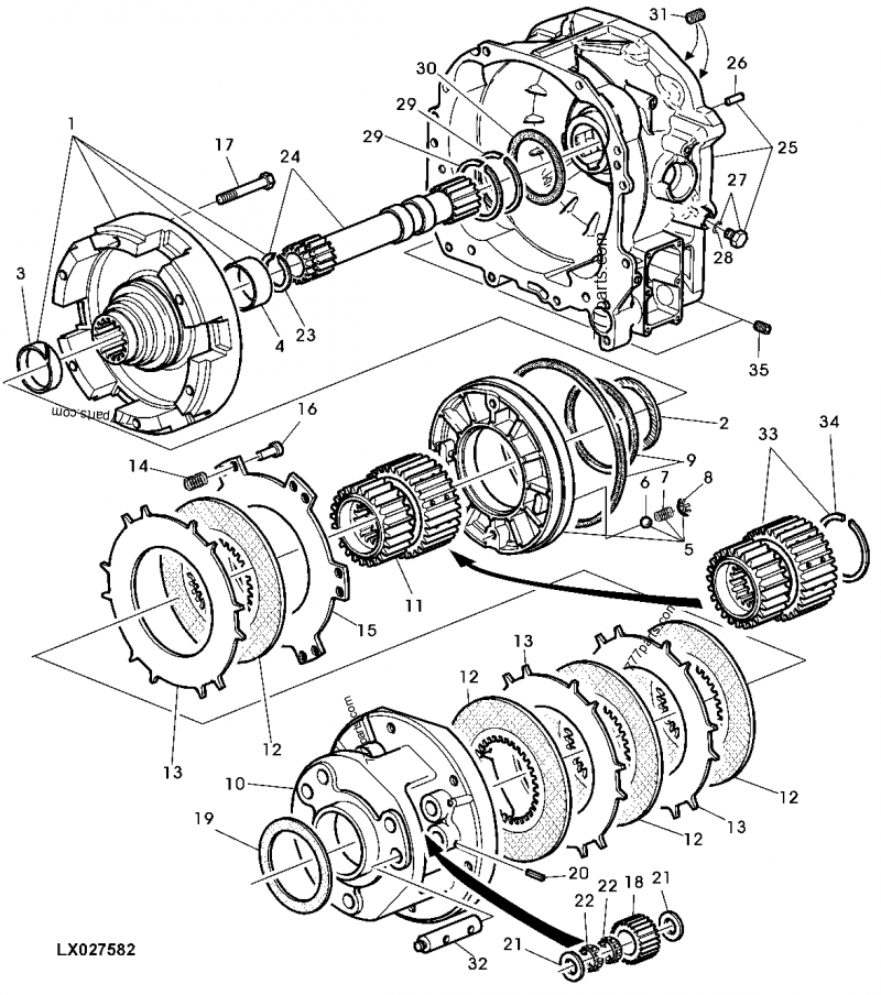 R171007 Planet Pinion Carrie - John Deere spare part