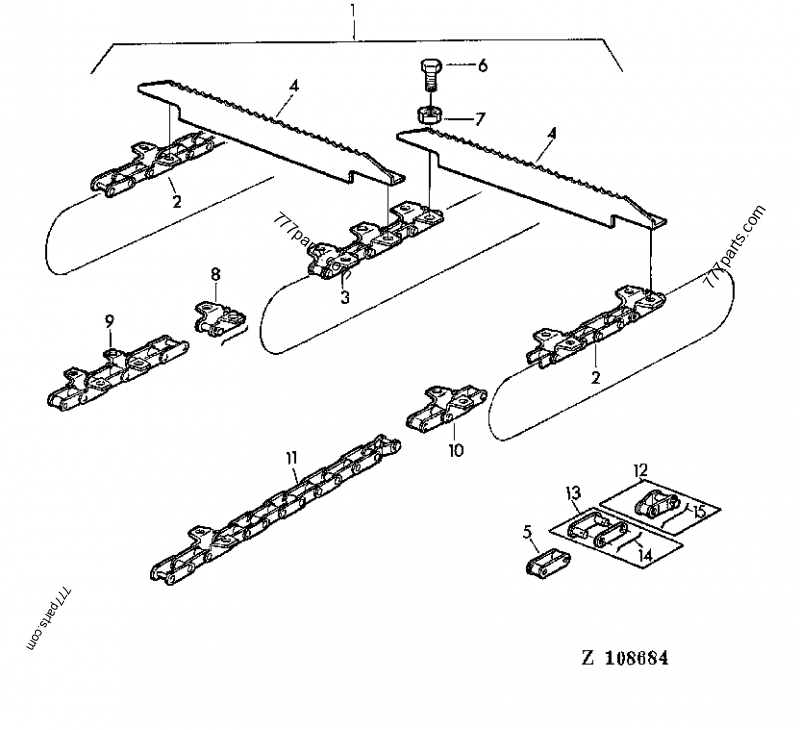 Z44617 WIRE John Deere spare part