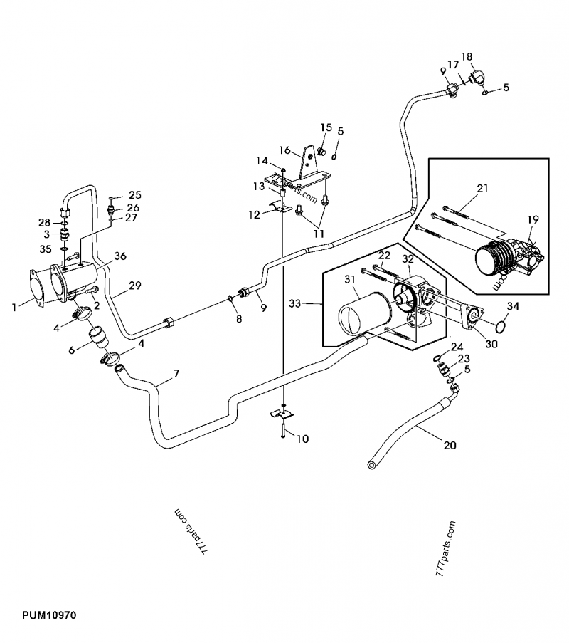 RE72824 Base - John Deere spare part | 777parts.com