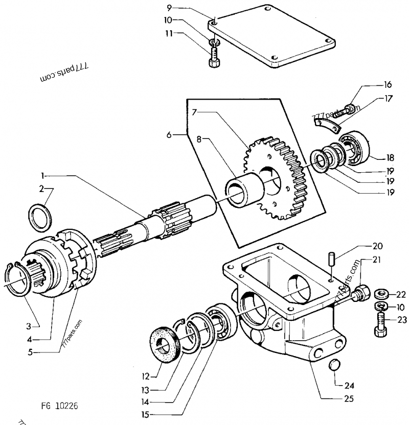 FG0004236 SHAFT John Deere spare part