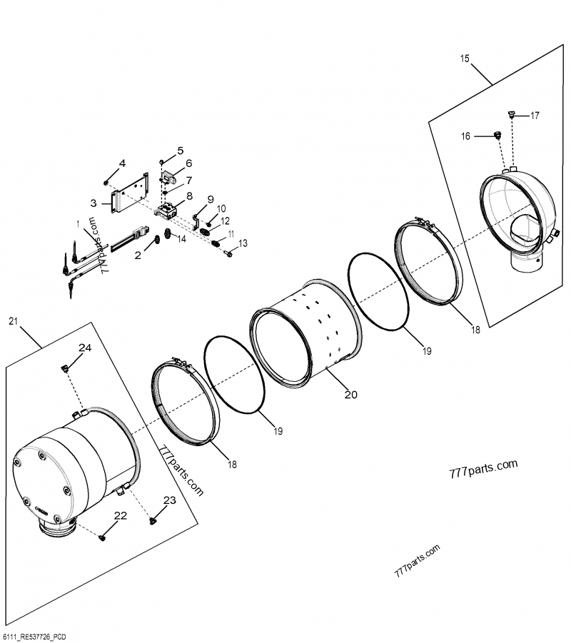 RE542028 Drain Plug John Deere spare part