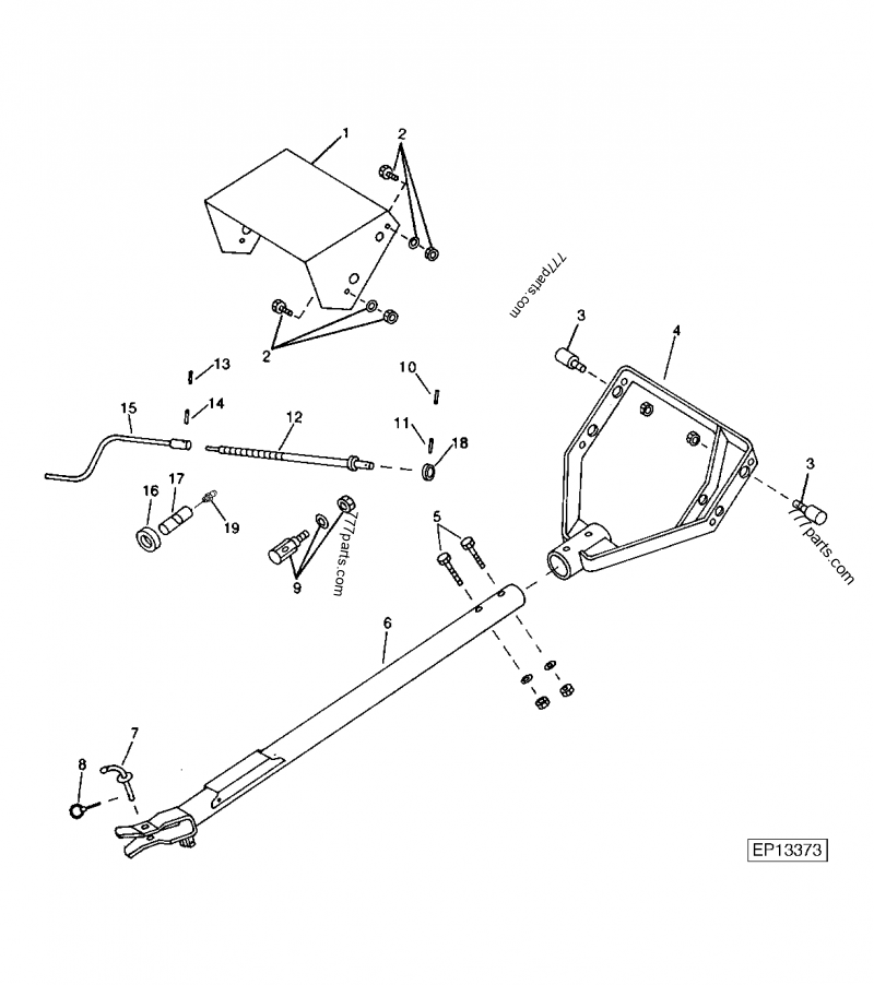 ES10438 Screw - John Deere spare part | 777parts.com