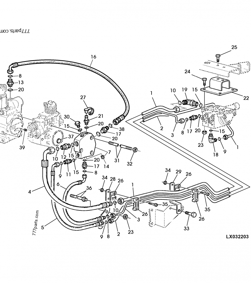 AL114405 Oil Line - John Deere spare part | 777parts.com