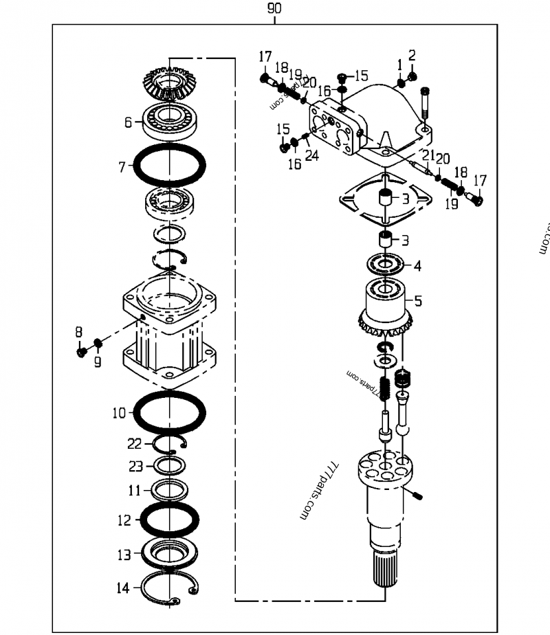 CB11410662 Seal Kit - John Deere spare part | 777parts.com