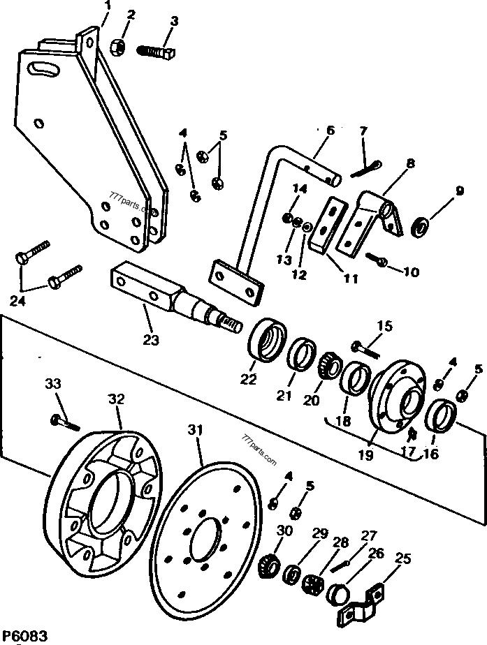 A12802 Bushing John Deere spare part