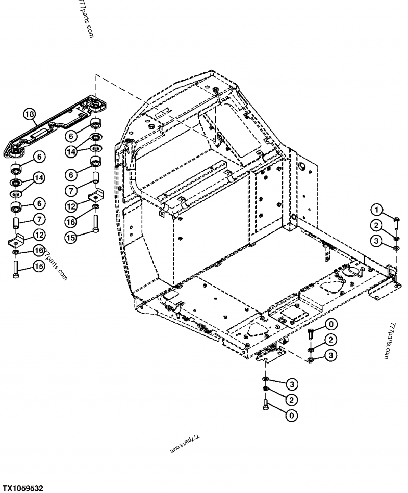 John Deere OEM Spacer - Genuine Part #M83546 For Tractors & Equipment