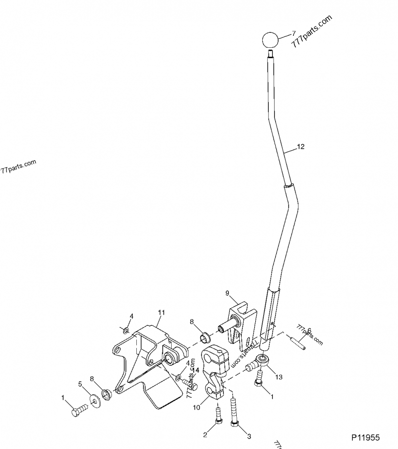 RE201079 Rod John Deere spare part