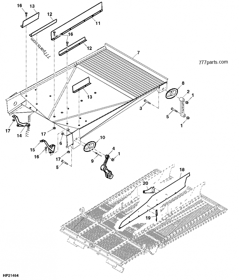 AXE12317 Arm - John Deere spare part | 777parts.com