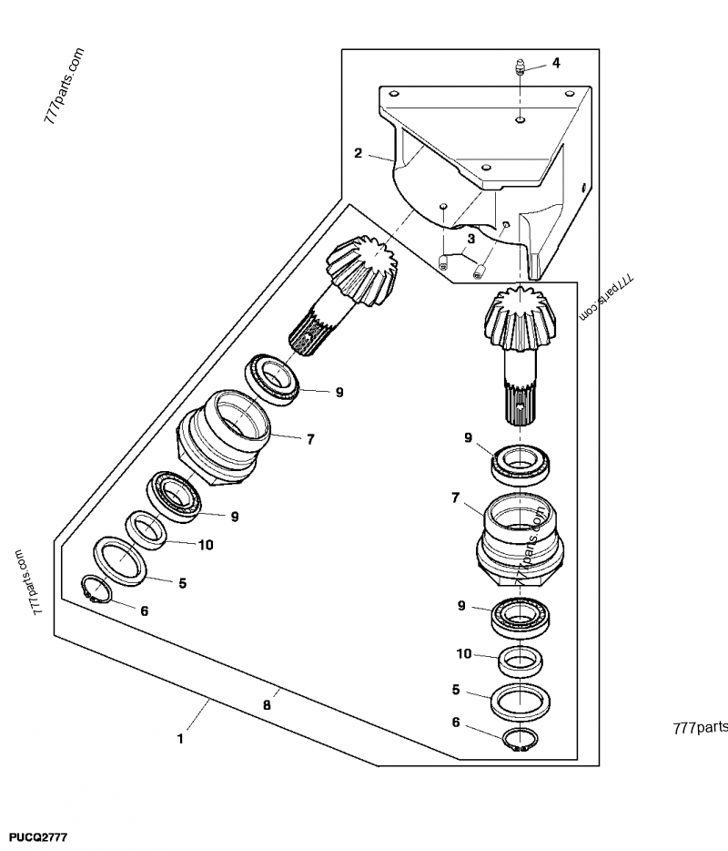 DQ41430 Bearing John Deere spare part