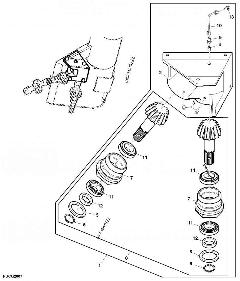 DQ41430 Bearing John Deere spare part