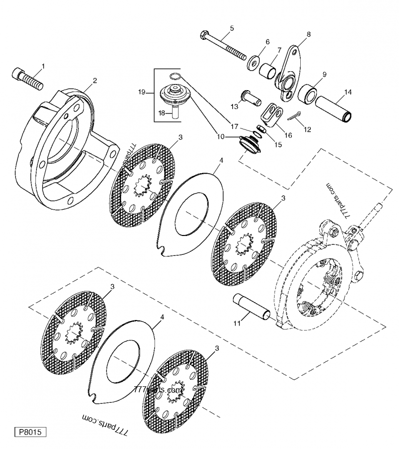 YZ91717 Disk - John Deere spare part | 777parts.com