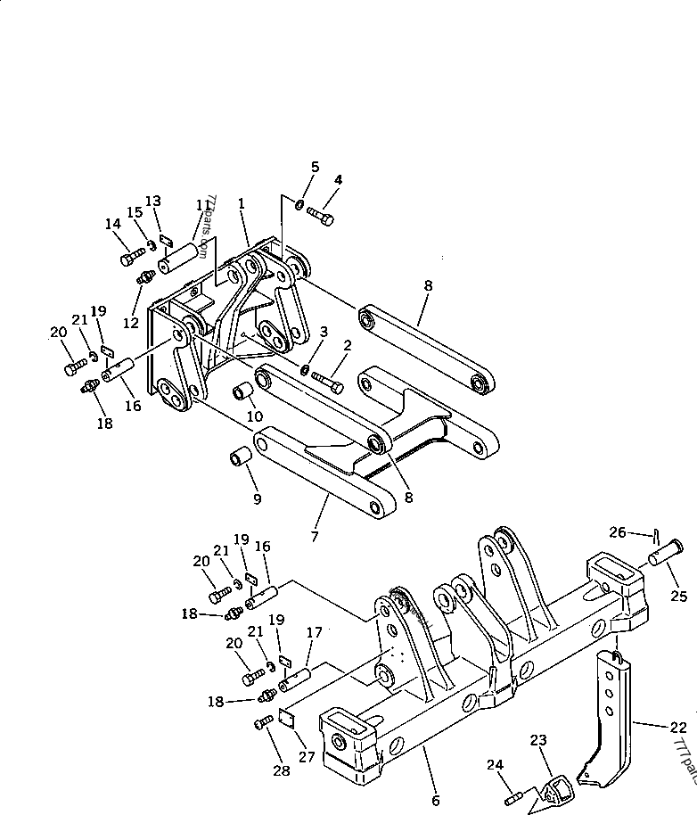 144-874-8470 Pin - 1448748470 - Komatsu spare part