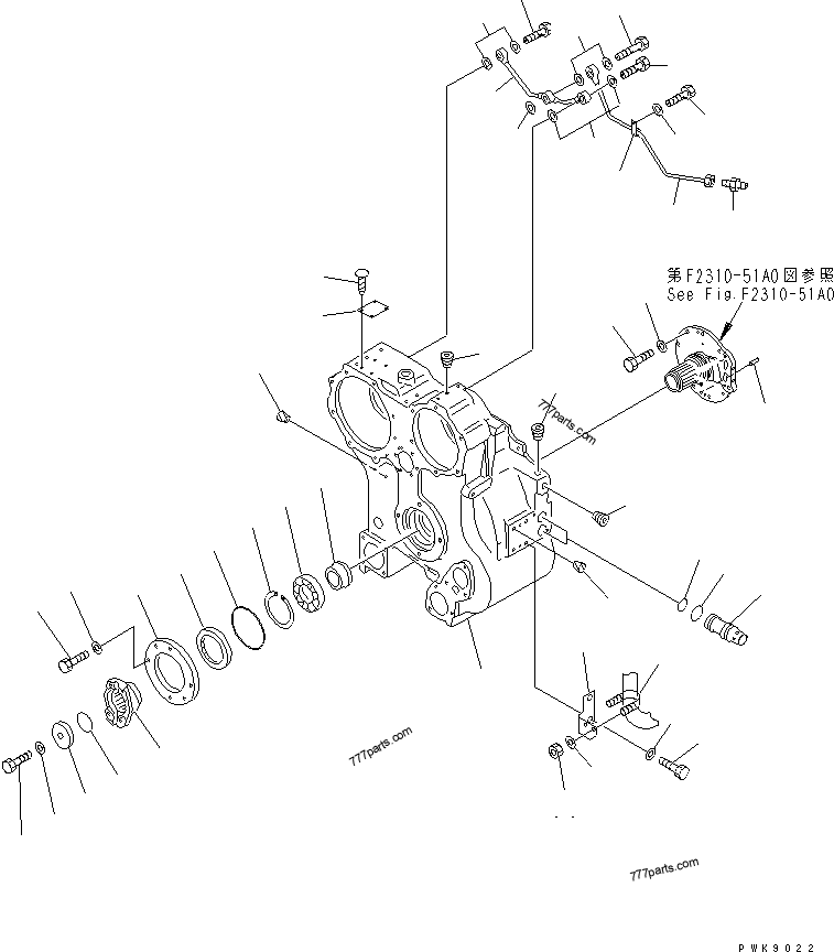 14X-13-13351 Retainer - 14x1313351 - Komatsu spare part | 777parts.com