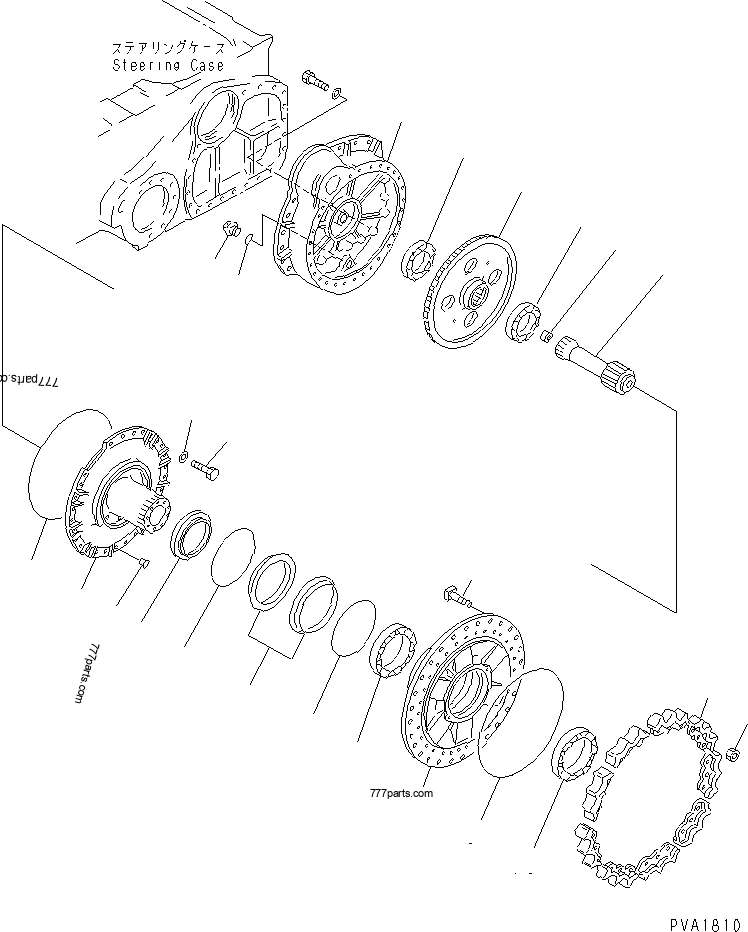 14X-27-11123 CASE,R.H - 14x2711123 - Komatsu spare part