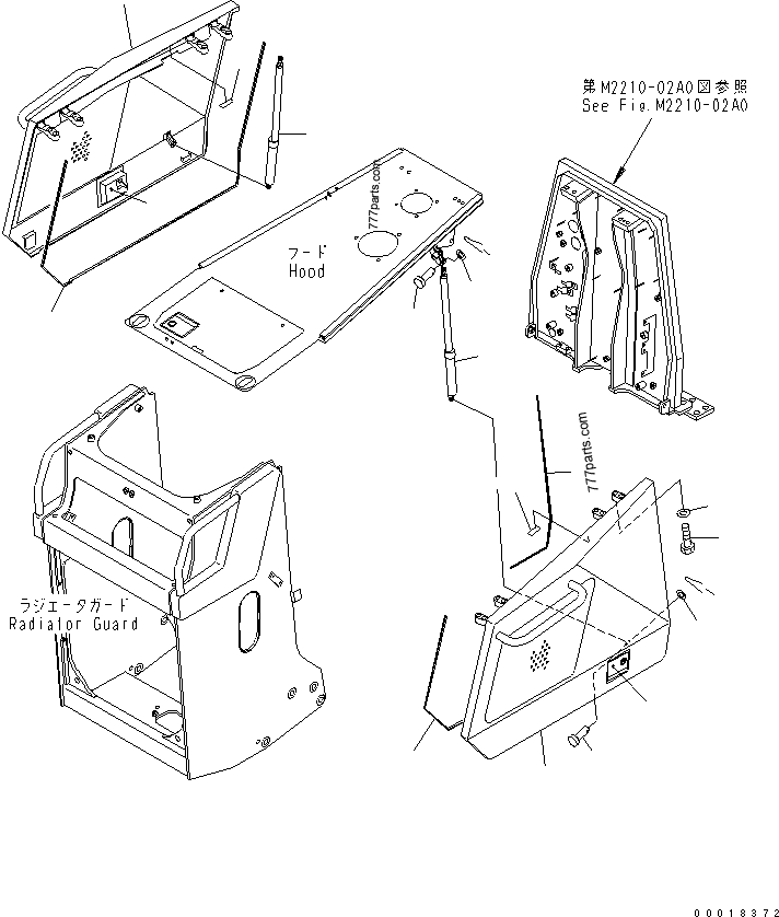 14X-54-32780 SPRING? GAS - 14x5432780 - Komatsu spare part
