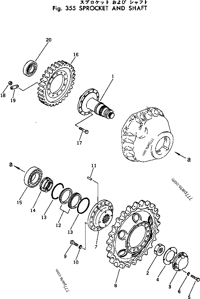 170-27-00070 SEAL RING ASS'Y - 1702700070 - Komatsu spare