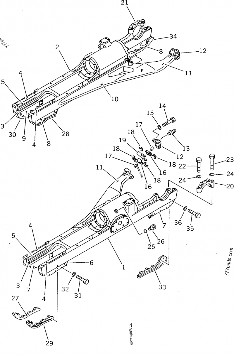 175-30-21353 GUARD,R.H. (WELDED) - 1753021353 - Komatsu spare part