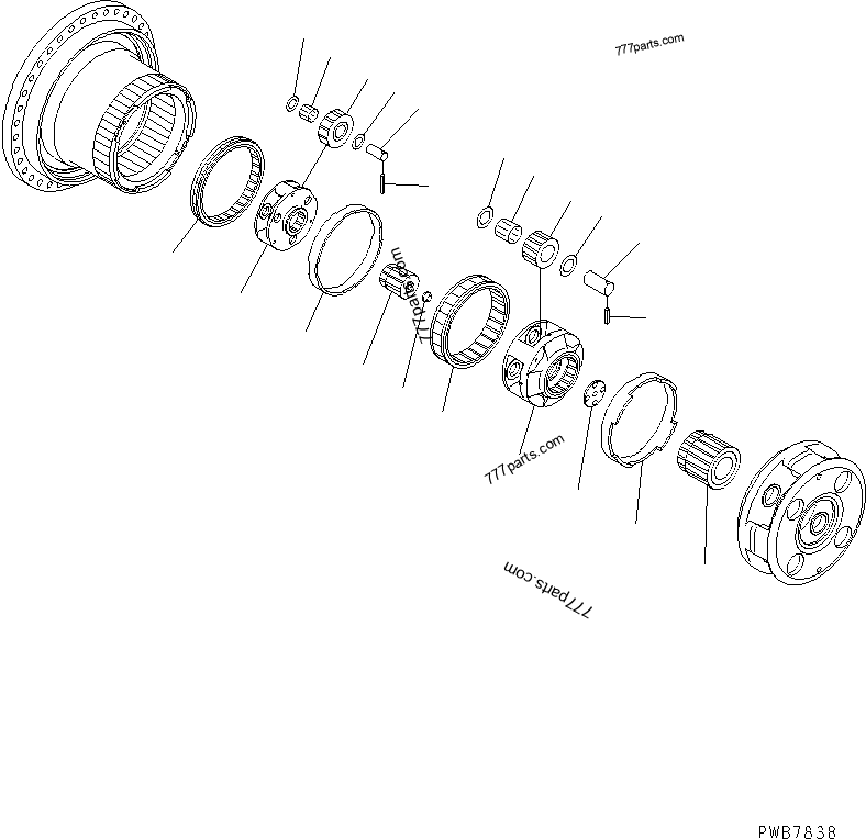 21N-27-00130) FINAL DRIVE ASS'Y - 21n2700130 - Komatsu spare