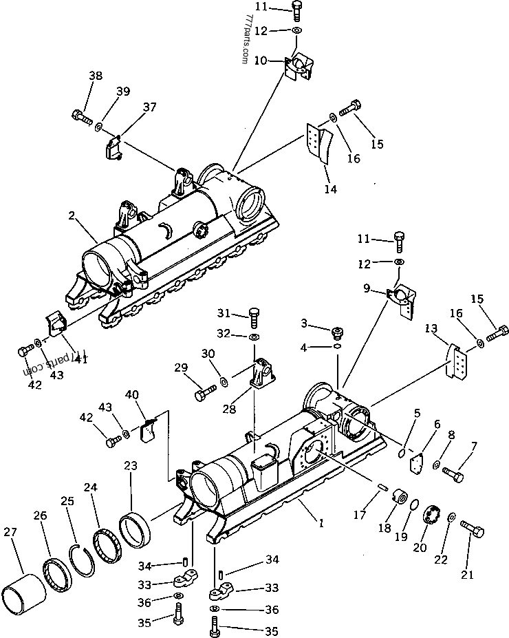 198-30-34120 Bushing - 1983034120 - Komatsu spare part | 777parts.com