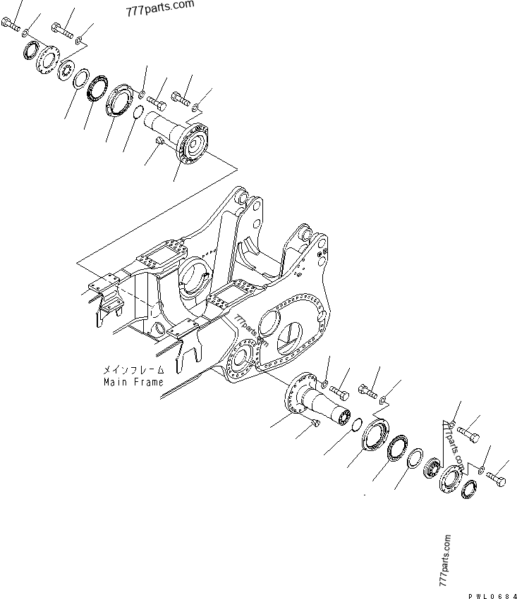 198-50-52111 Shaft - 1985052111 - Komatsu spare part | 777parts.com