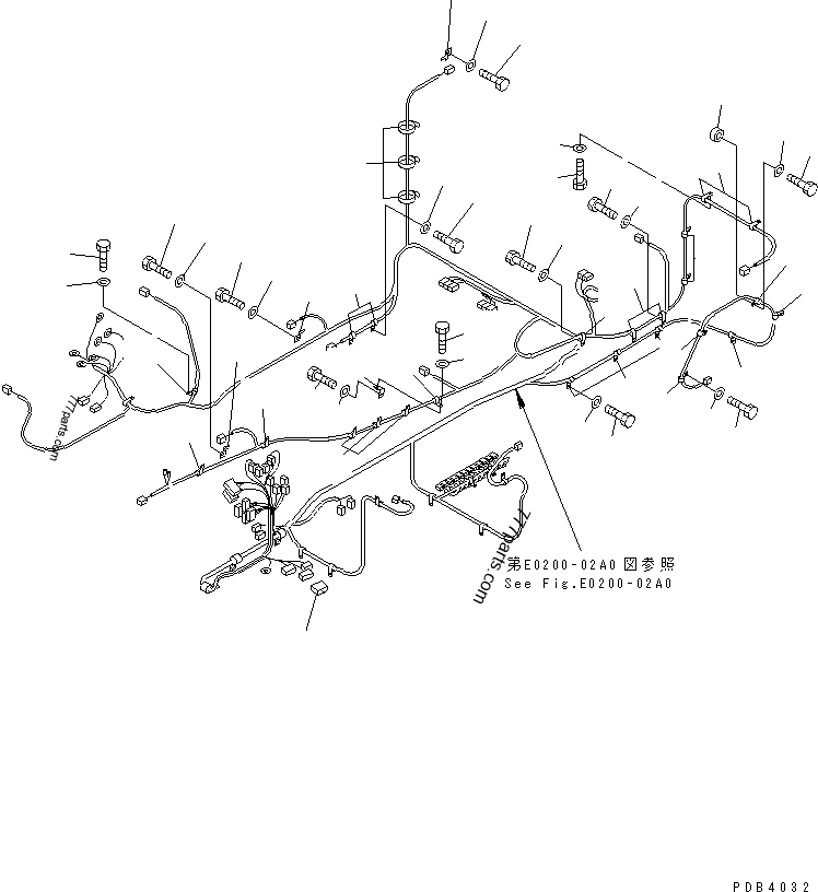 WIRING (MAIN HARNESS? CLAMP) (BACKHOE)(#10001-10238) - Hydraulic