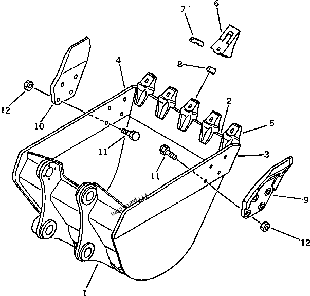 205-70-74280 Pin - 2057074280 - Komatsu spare part