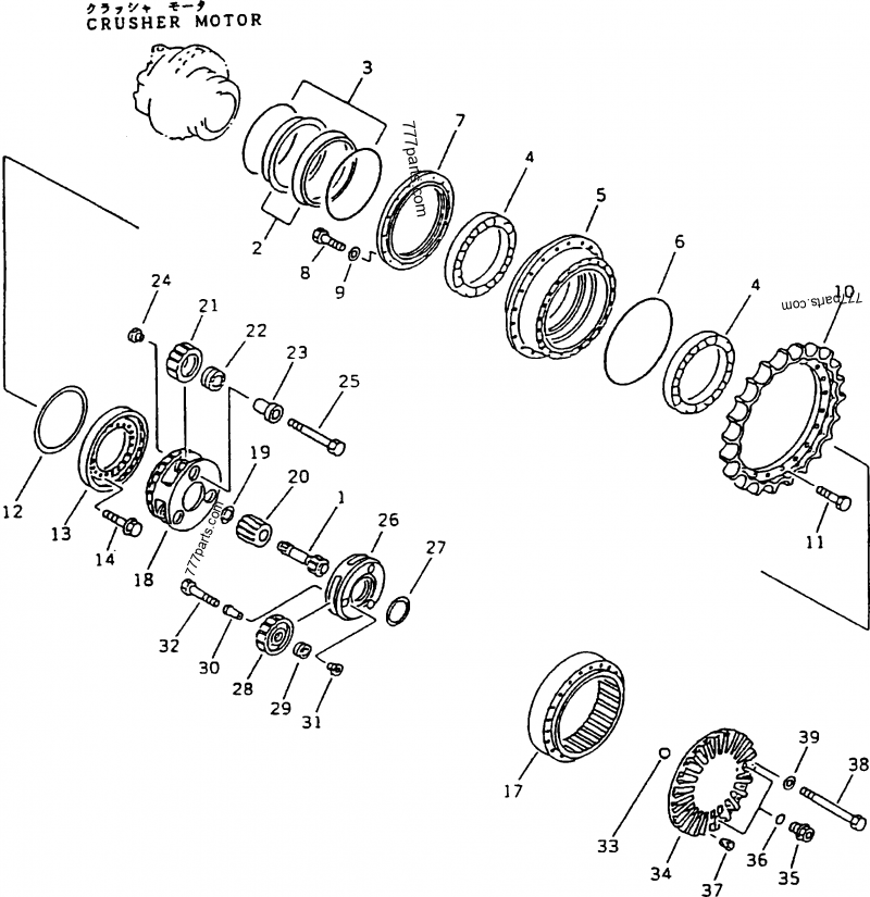 man777ページ 207-27-52270 Spacer - 2072752270 - Komatsu spare part | 777parts.com
