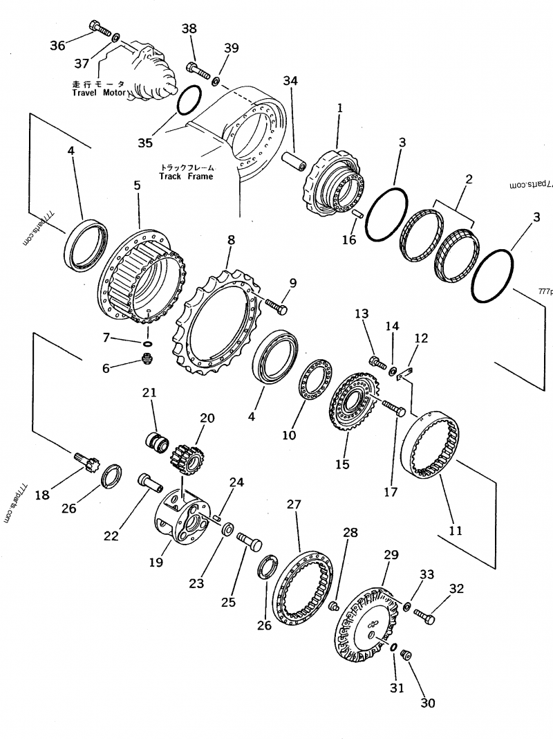 20Y-27-11250 Spacer - 20y2711250 - Komatsu spare part | 777parts.com