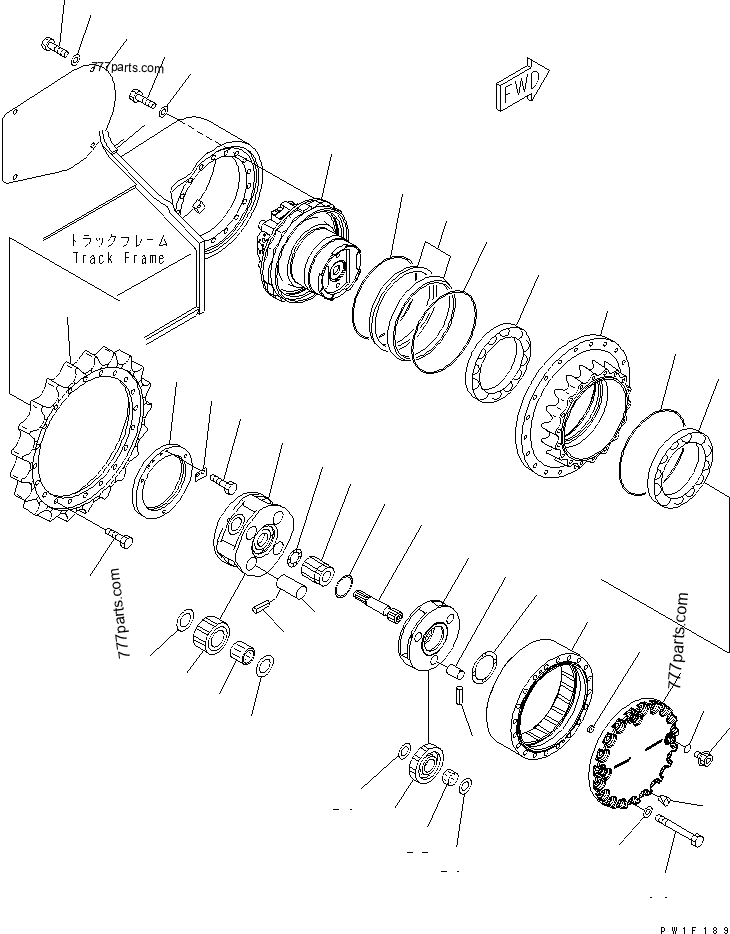 20Y-27-11582 SPROCKET - 20y2711582 - Komatsu spare part | 777parts.com