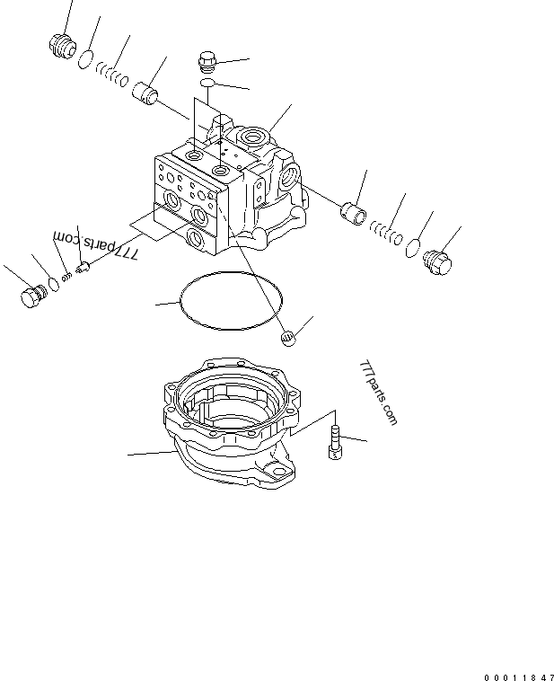 706-75-42370) O-ring - 7067542370 - Komatsu spare part