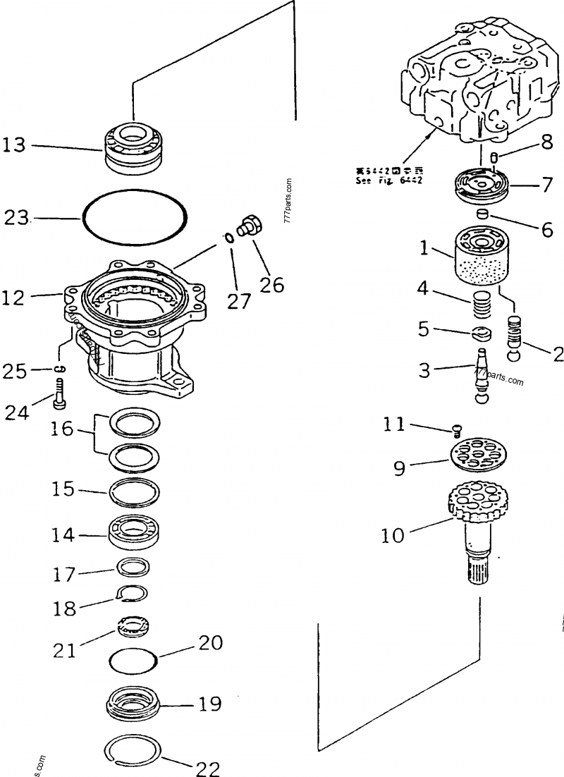 706-77-42051) Spring - 7067742051 - Komatsu spare part