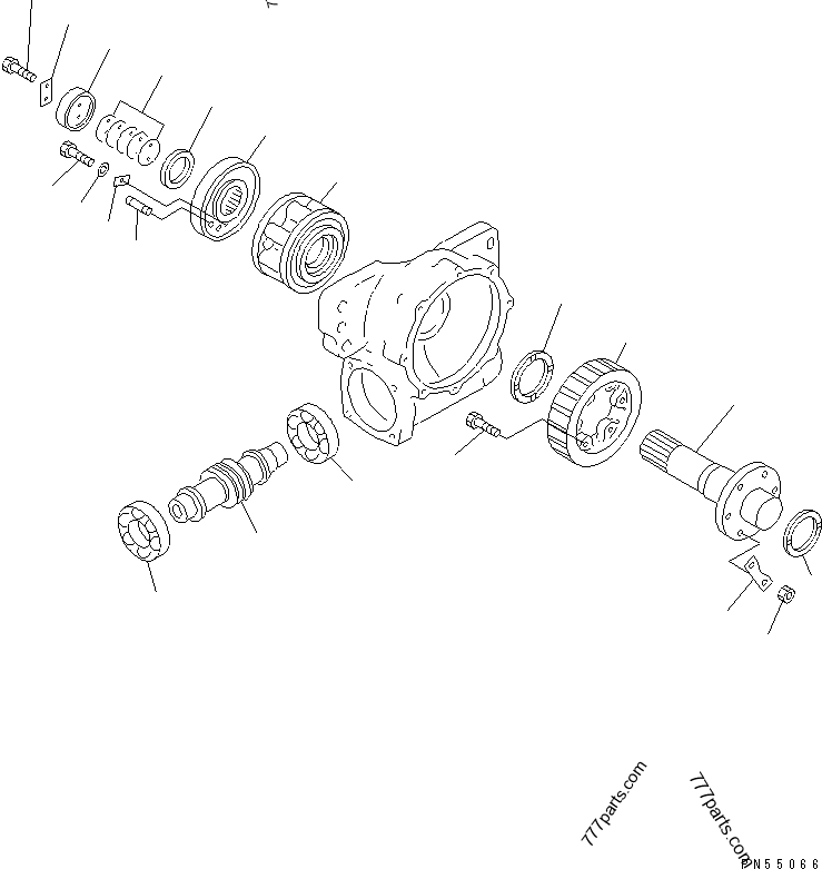 232-70-54430 Washer - 2327054430 - Komatsu spare part | 777parts.com