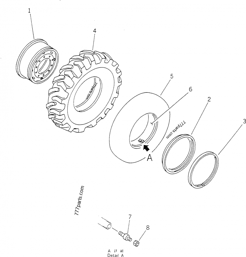 234-30-13430 RING,LOCK - 2343013430 - Komatsu spare part