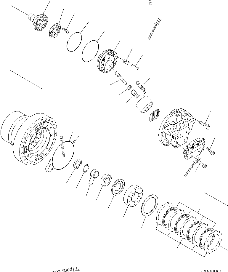 706-86-43560) SHAFT,DRIVE - 7068643560 - Komatsu spare part