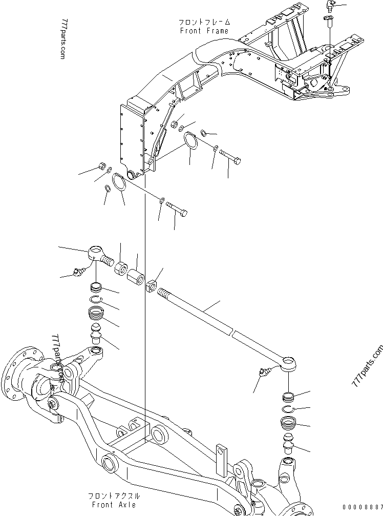 23B-27-31410 ROD,TIE - 23b2731410 - Komatsu spare part