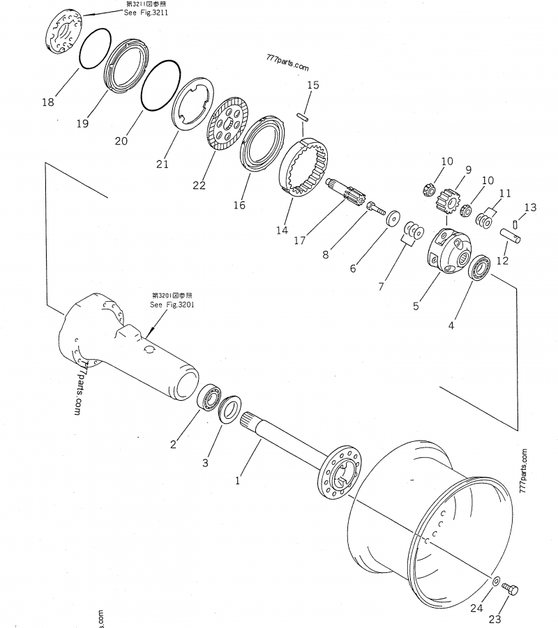 ゆか　0308 4473720 Hitachi Lower Roller/Track Roller Hitachi Zx670 Bottom