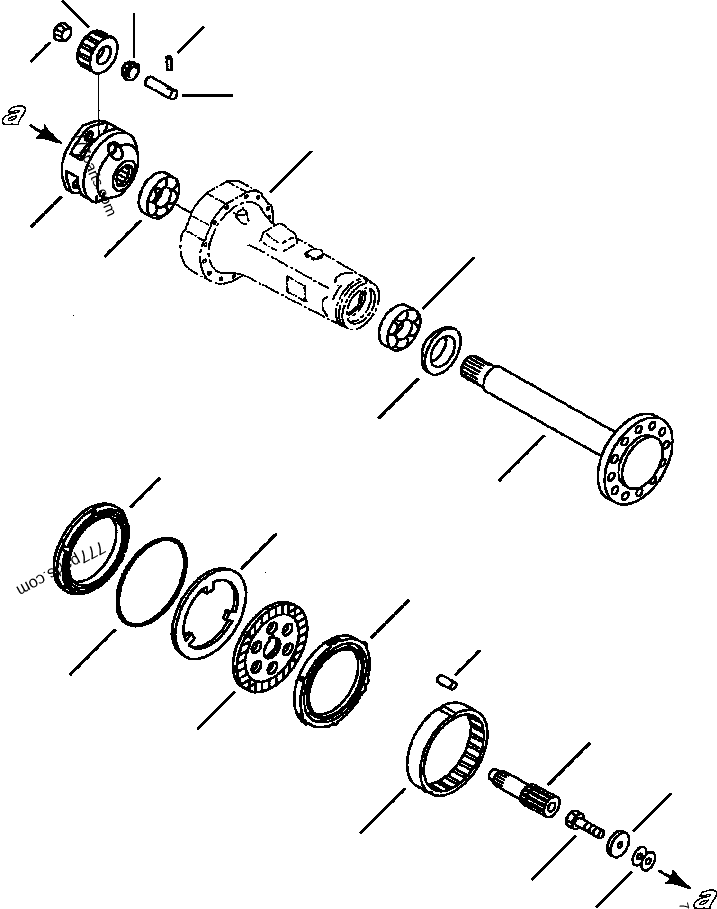 ゆか　0308 4473720 Hitachi Lower Roller/Track Roller Hitachi Zx670 Bottom
